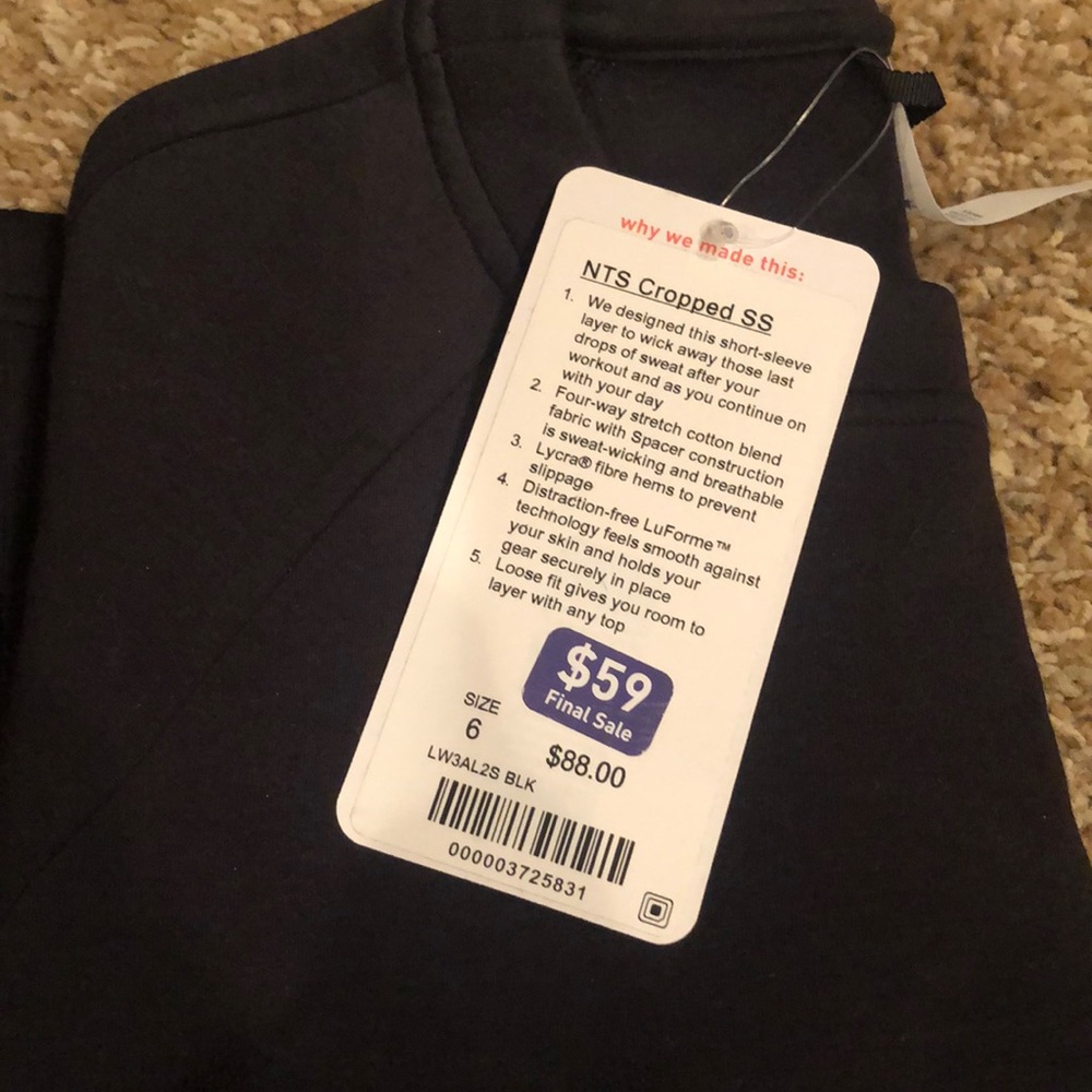 NWT Cropped SS